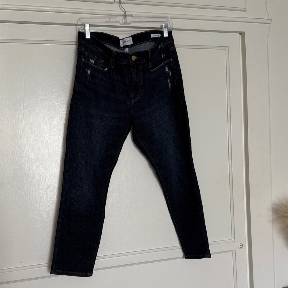 Frame Denim Women's Midnight Blue Ankle Jeans